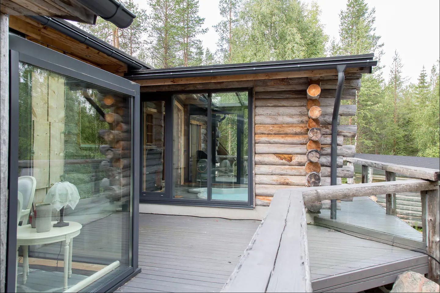 ankkalinna-majoitus-pyhatunturi-3 Ankkalinna majoitus pyhätunturilla, terassi